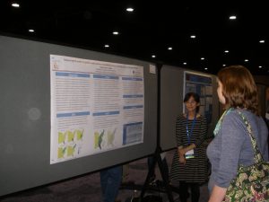 Yao is poster #1 - her abstract was tweeted out to conference attendees as well.